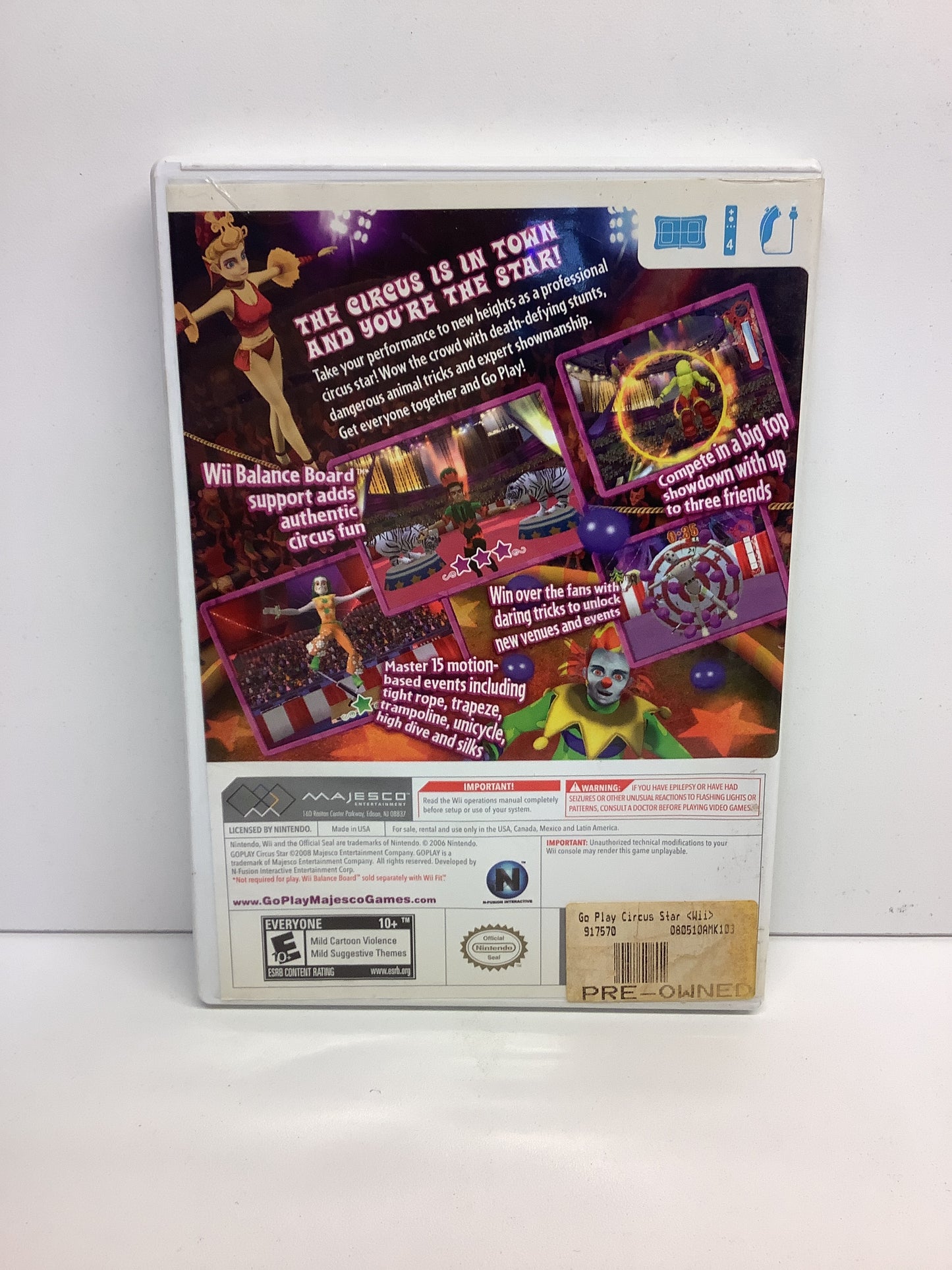 Go Play Circus Star - Wii