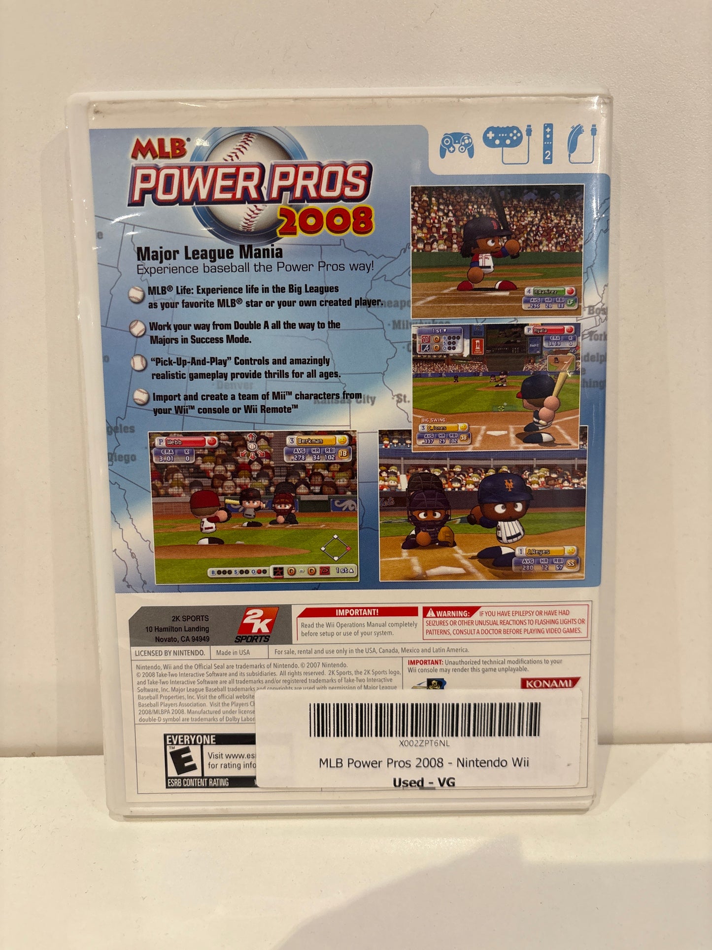 MLB Power Pros 2008 - Wii