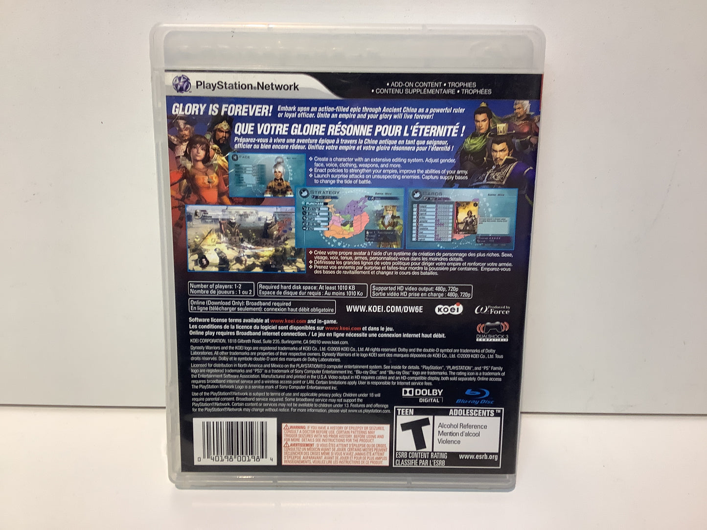 Dynasty Warriors 6: Empires - Playstation 3