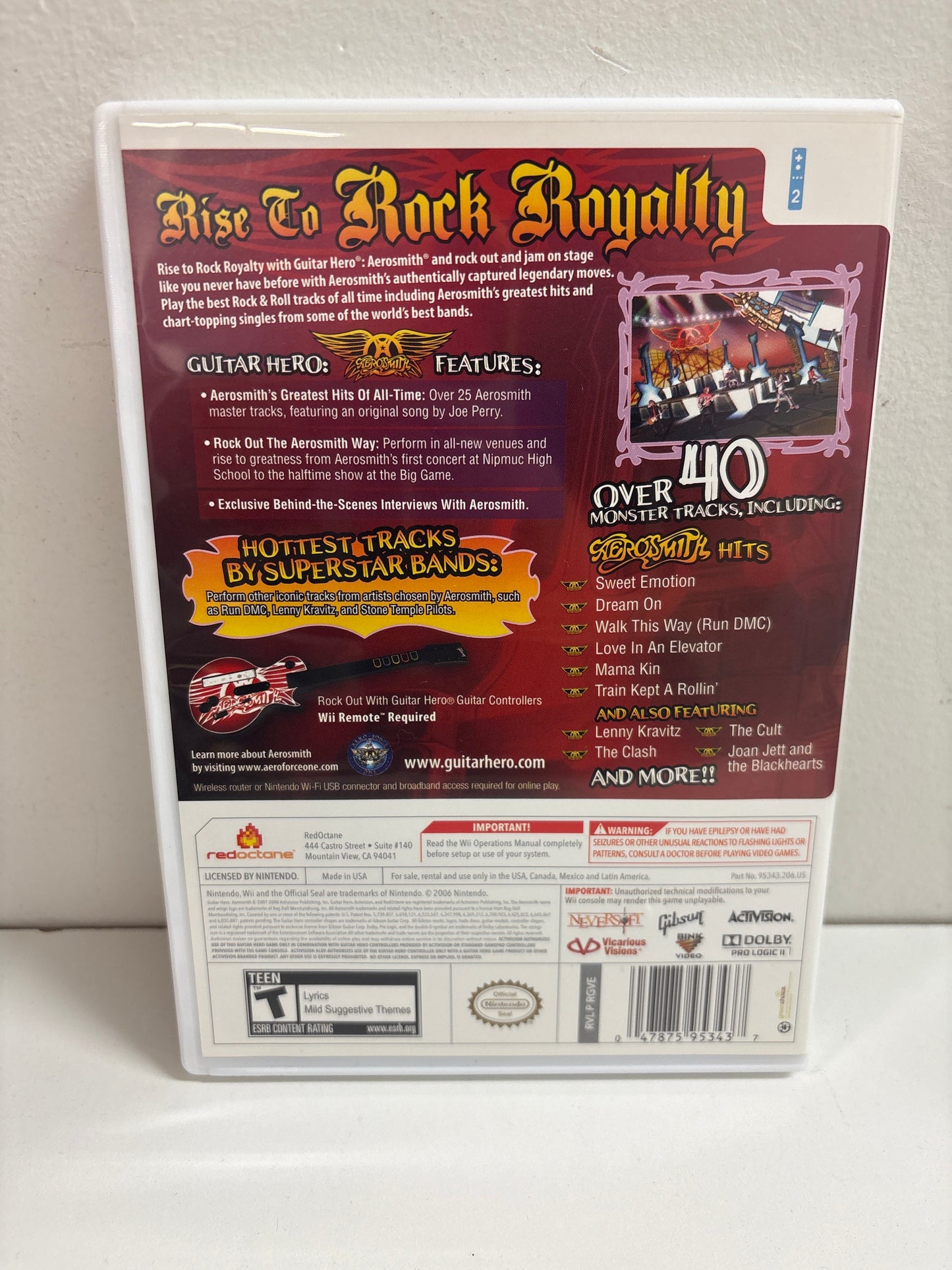 Guitar Hero Aerosmith - Wii