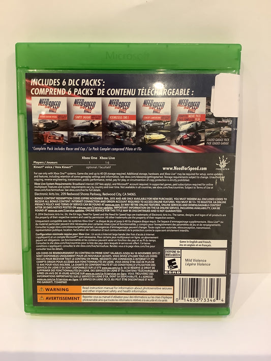 Need for Speed Rivals Complete Edition - Xbox One