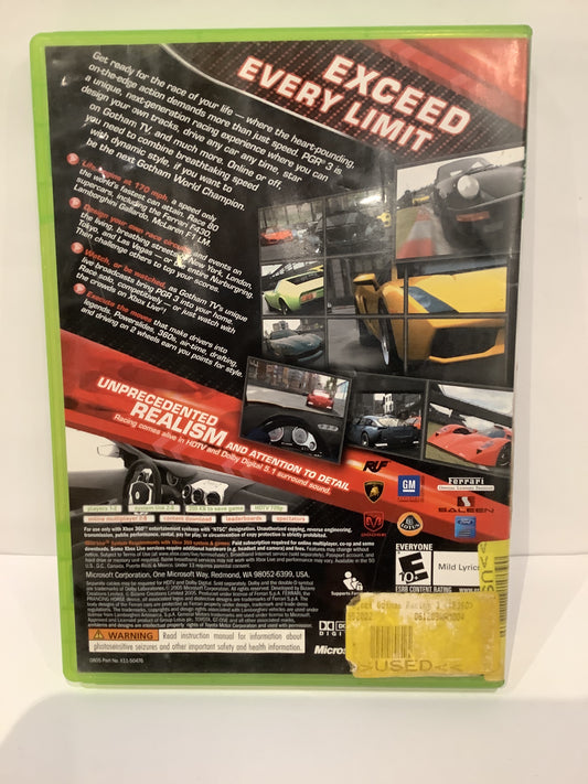 Project Gotham Racing 3 - Xbox 360