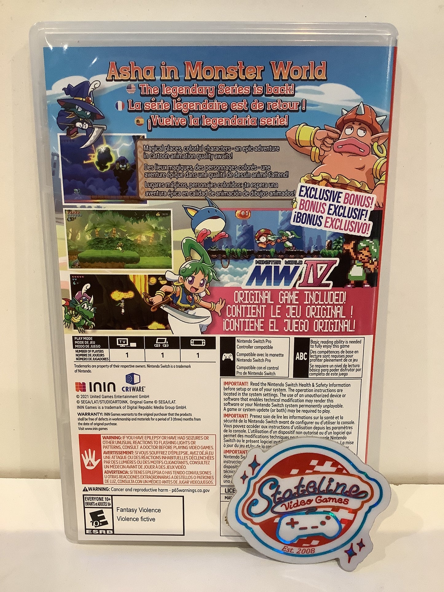 Wonder Boy: Asha in Monster World - Nintendo Switch