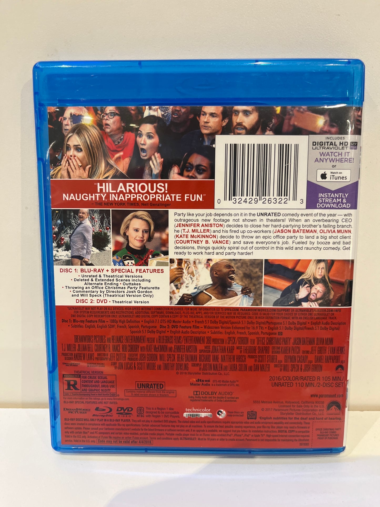 Office Christmas Party Unrated - Blu-Ray