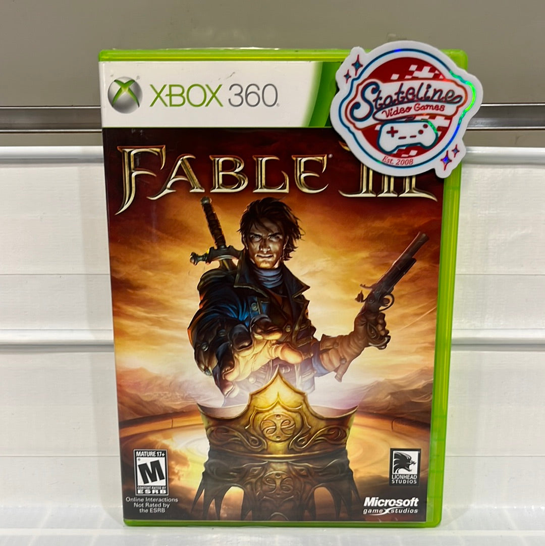 Fable Three Fable Iii Xbox One Fable Iii Fable Anniversary Xbox