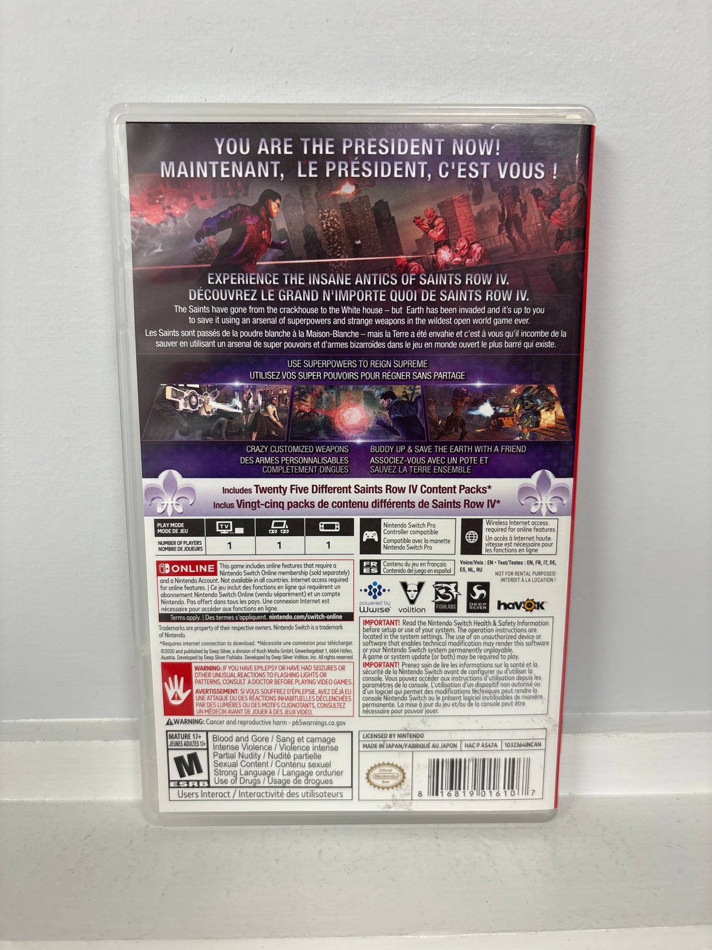 Saints Row IV: Re-Elected - Nintendo Switch