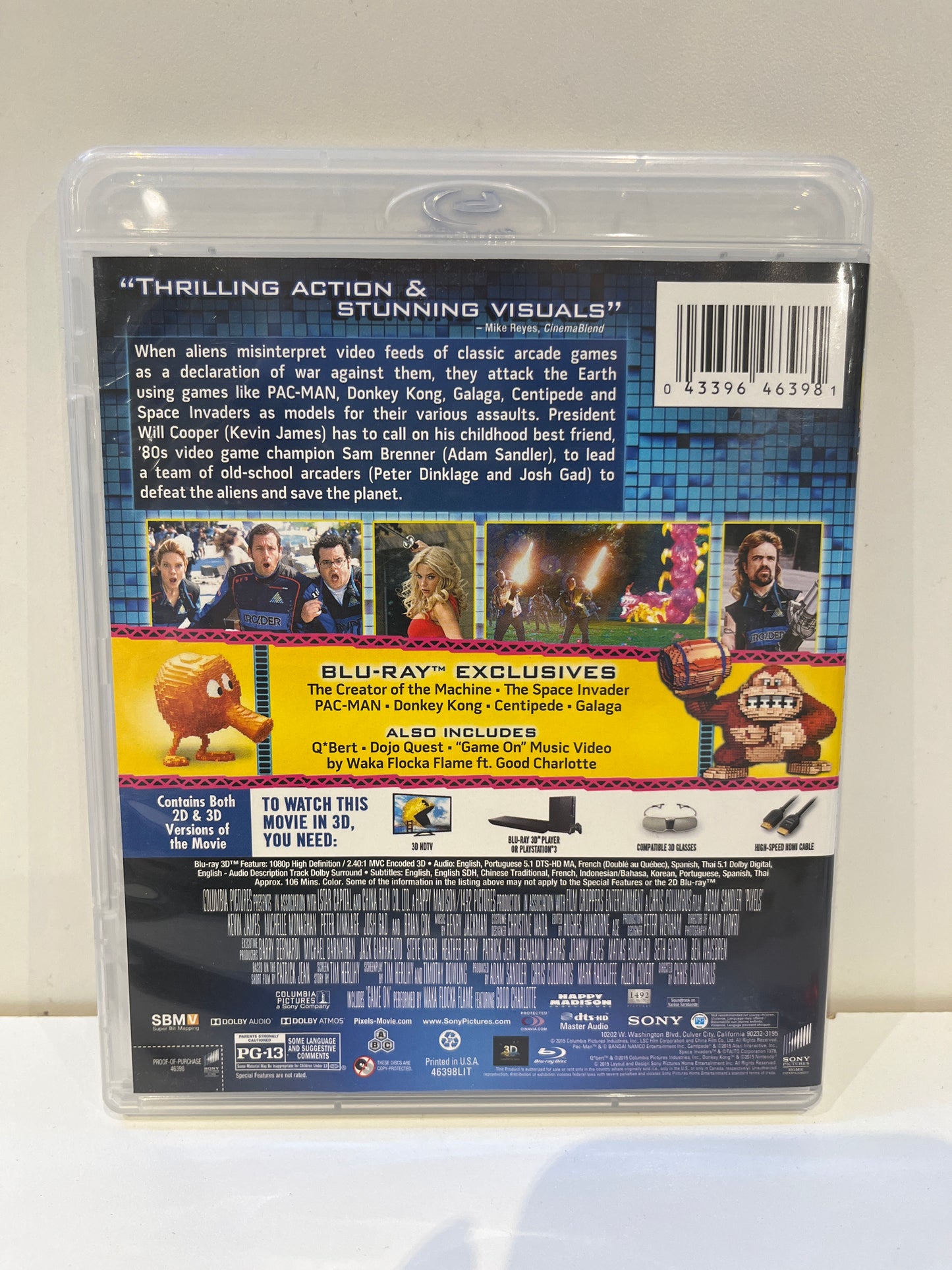 Pixels in 3D - Blu-Ray