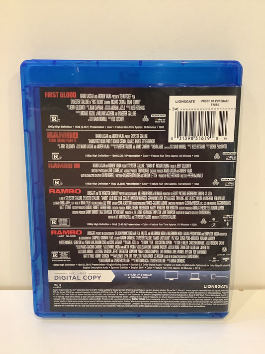 Rambo: 5-Film Collection - Blu-Ray