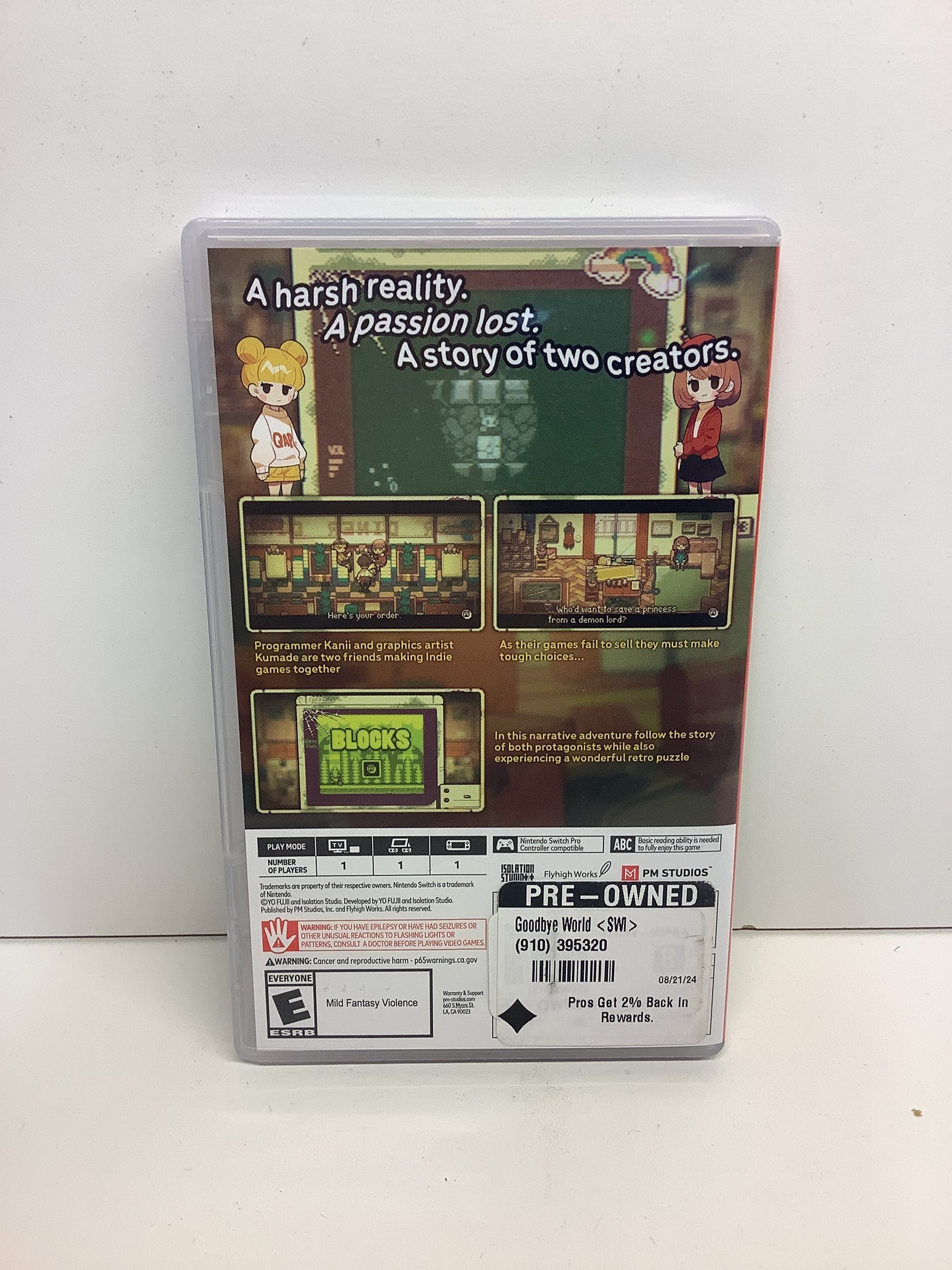Goodbye World - Nintendo Switch