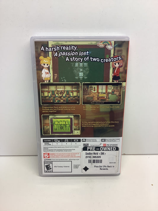 Goodbye World - Nintendo Switch