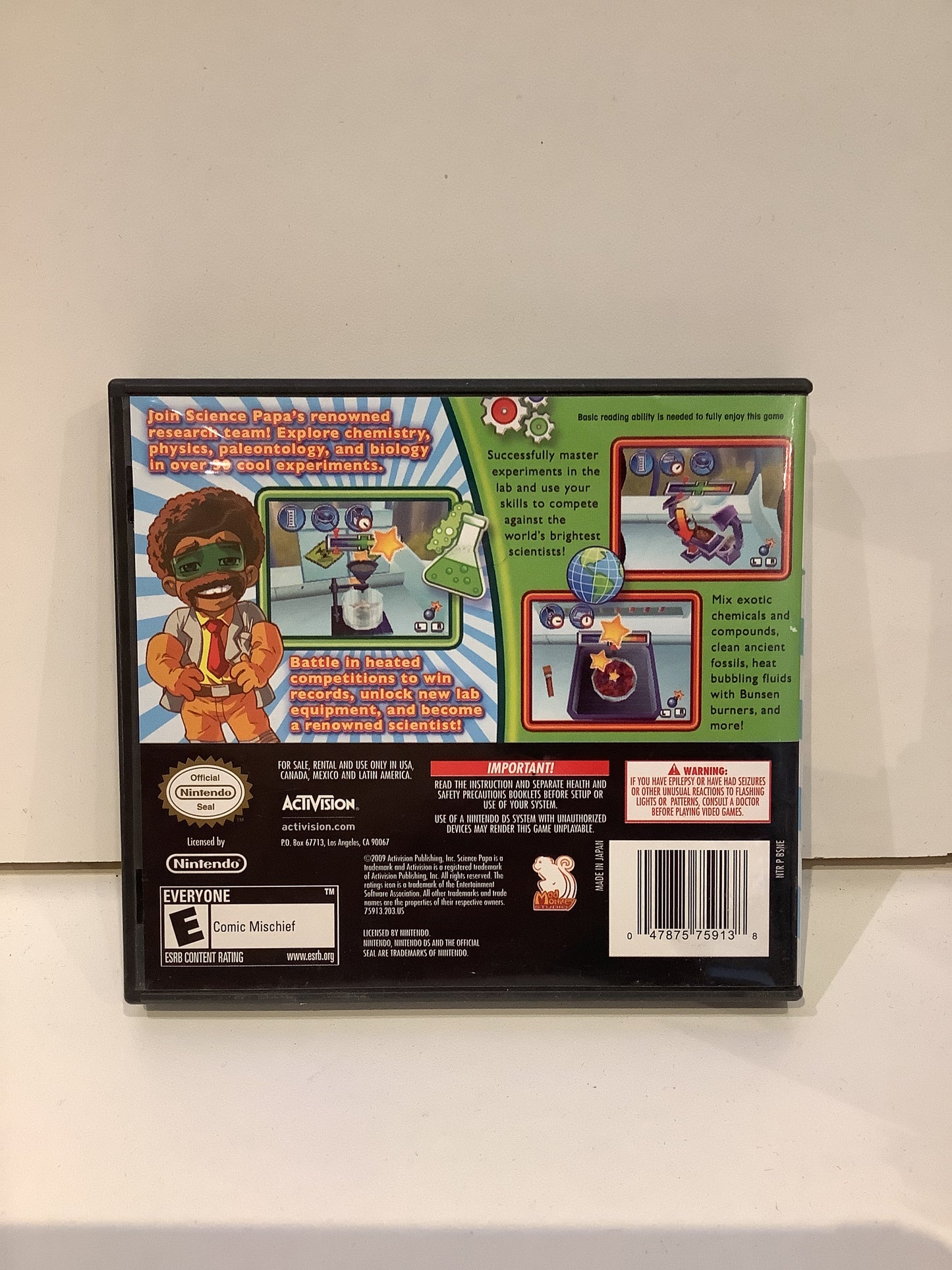 Science Papa - Nintendo DS