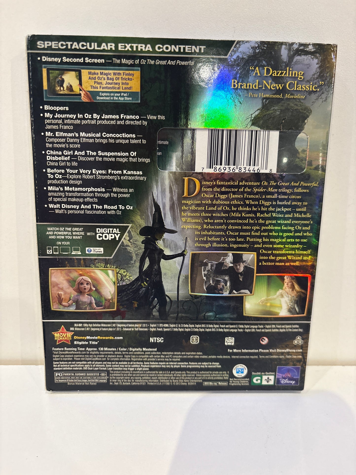 Oz: The Great and Powerfull - Blu-Ray