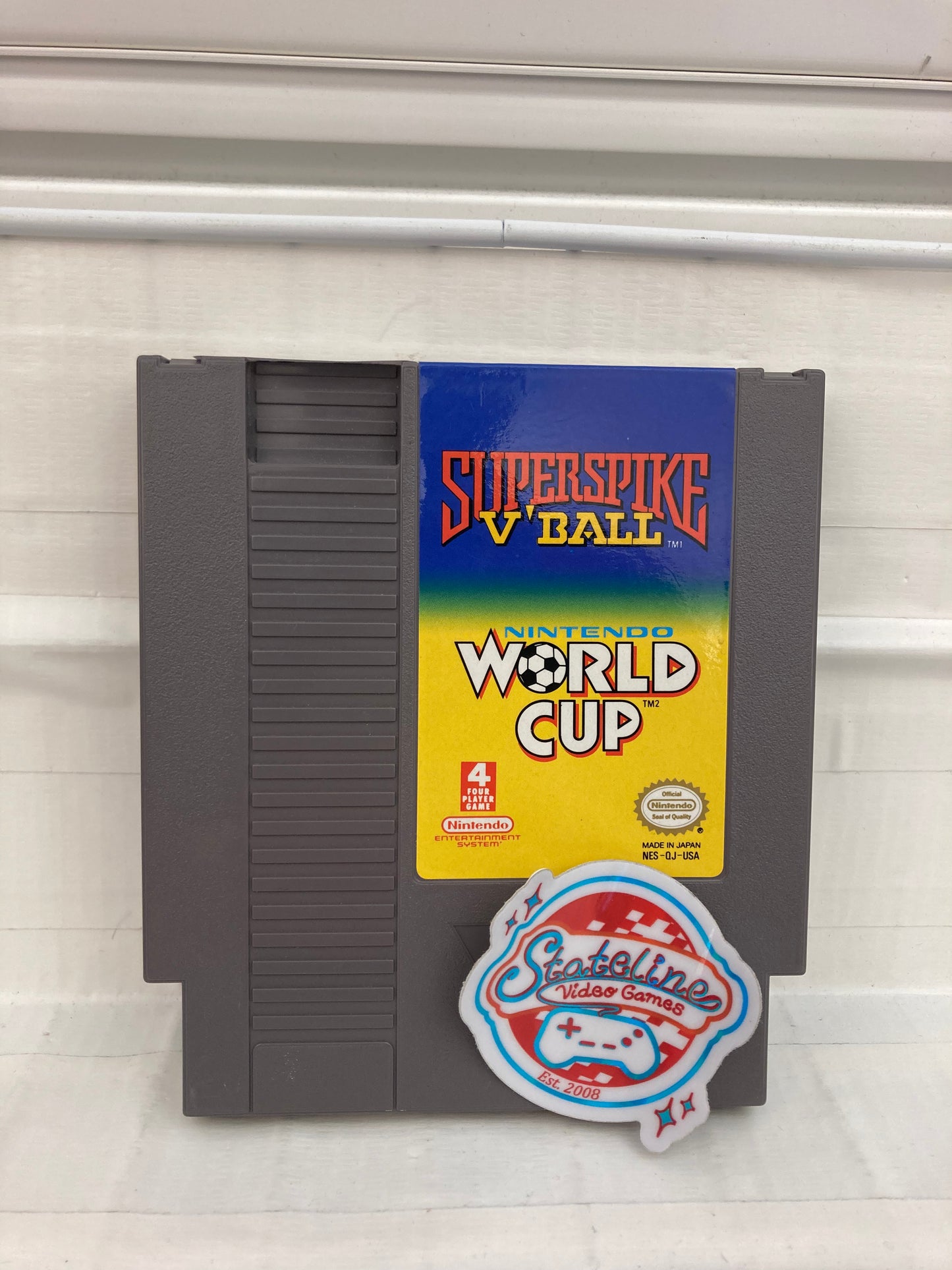 Super Spike Volleyball and World Cup Soccer - NES