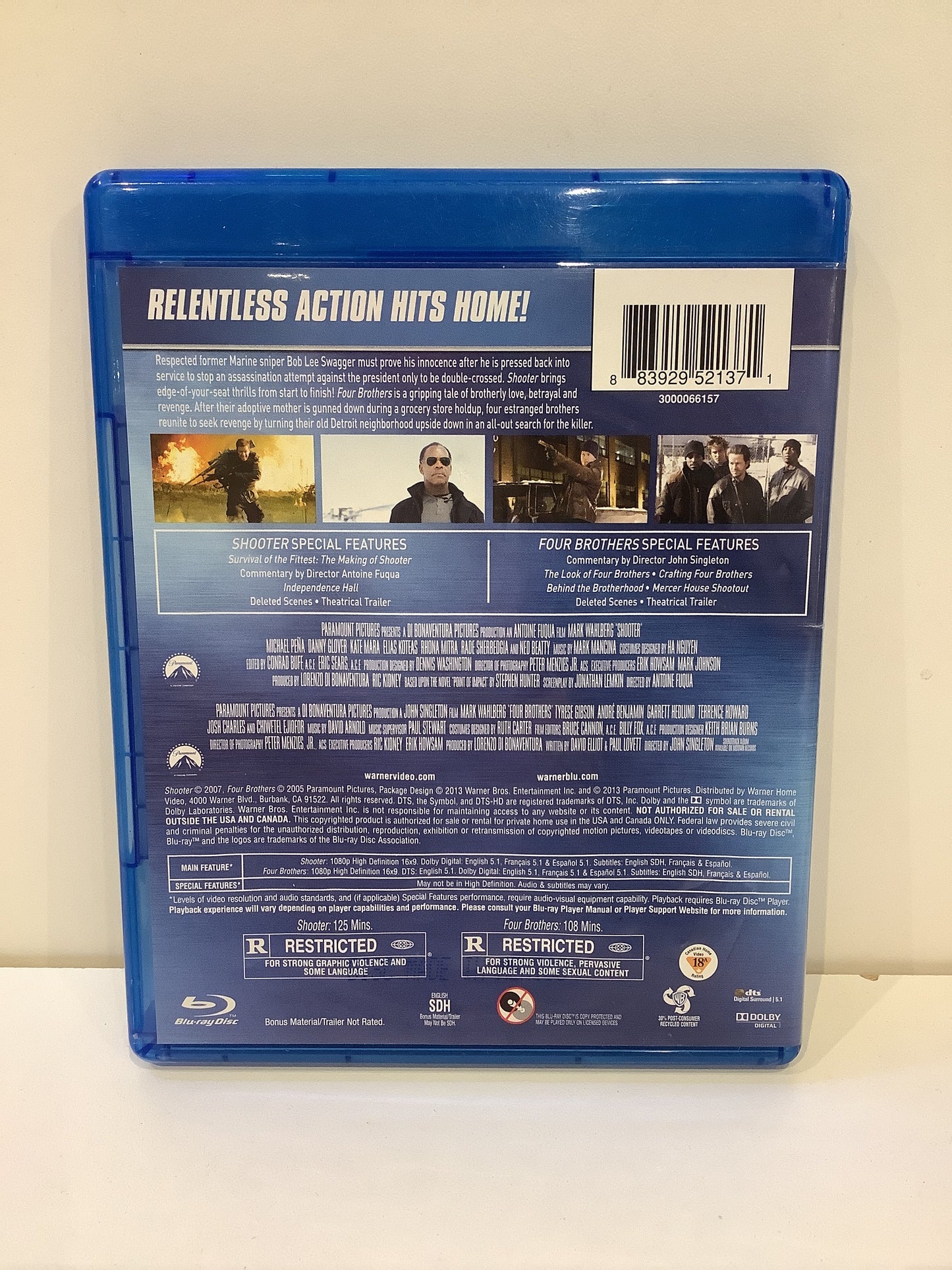 Shooter / Four Brothers - Blu-Ray