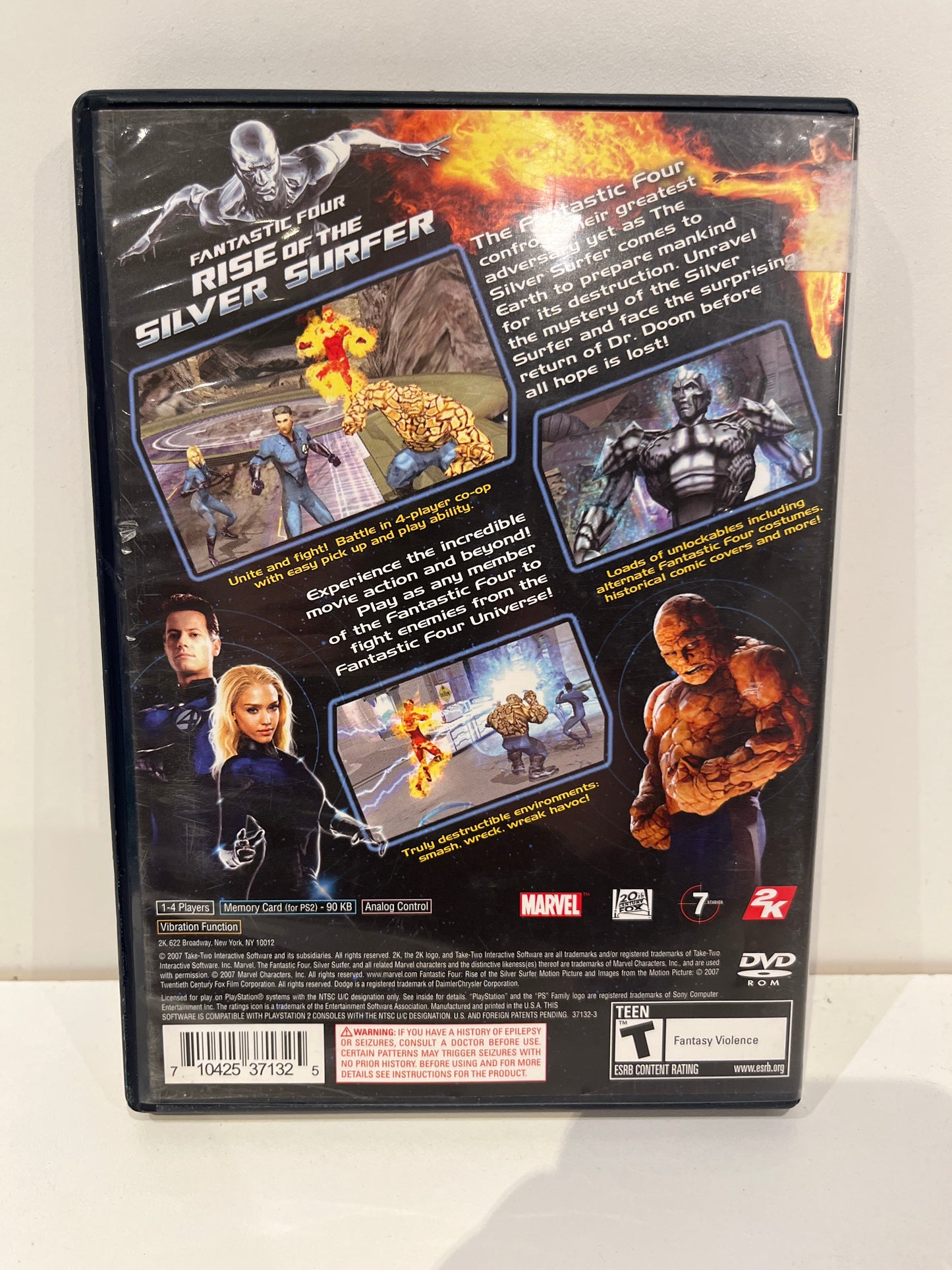 Fantastic Four: Rise of the Silver Surfer - Playstation 2