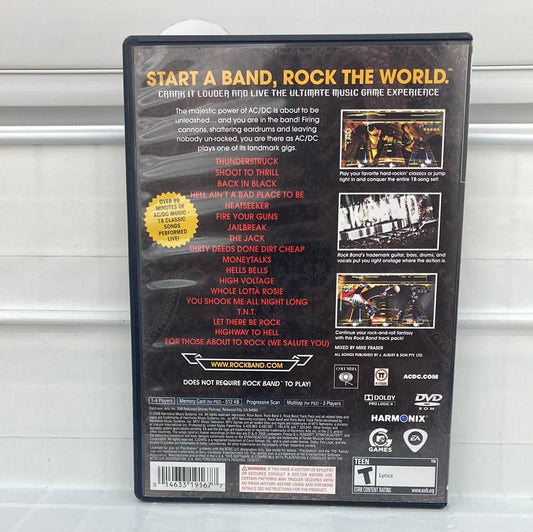 AC/DC Live Rock Band Track Pack - Playstation 2