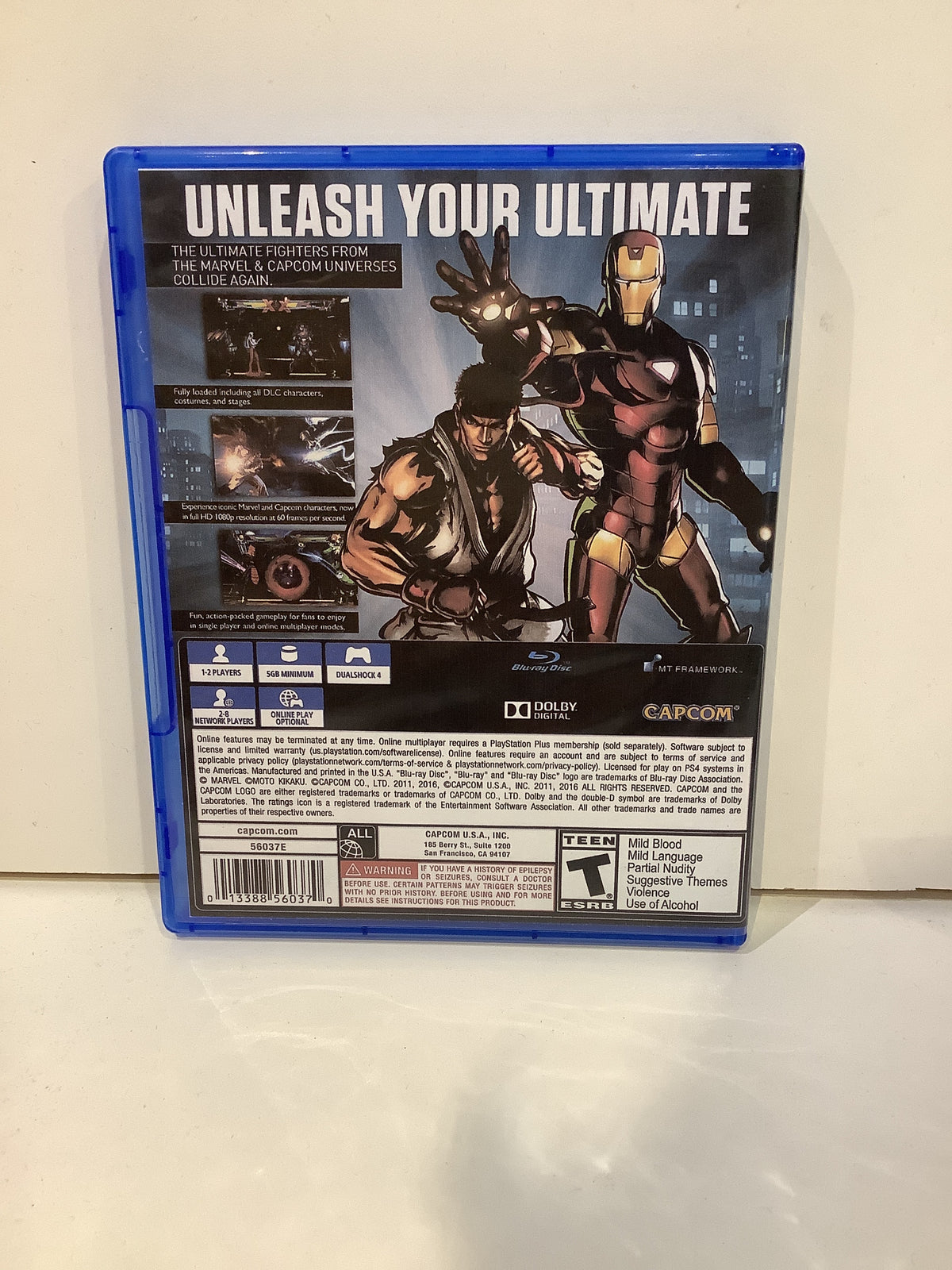 Ultimate Marvel vs Capcom 3 - Playstation 4