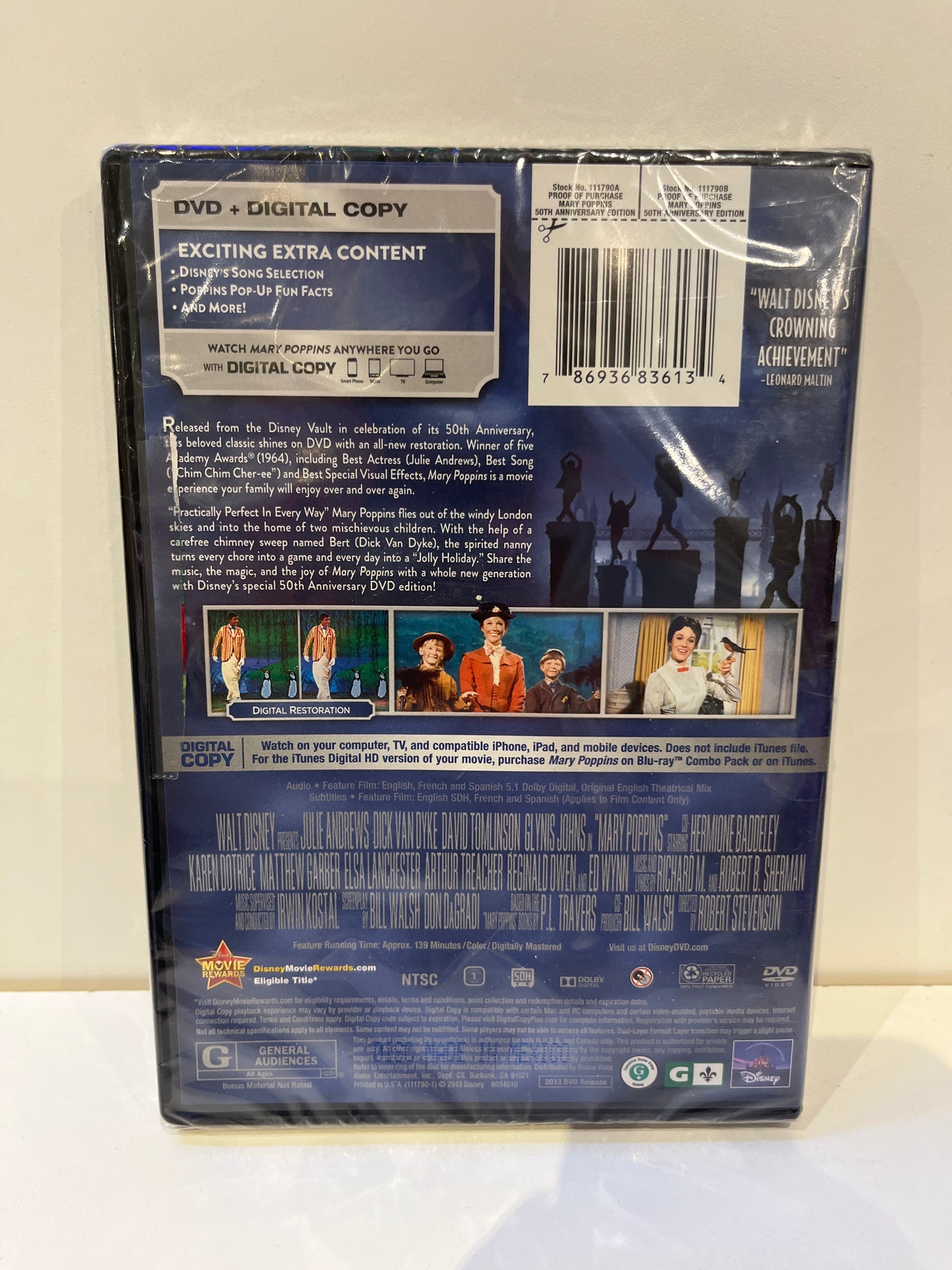 Mary Poppins: 50th Anniversary Edition - DVD