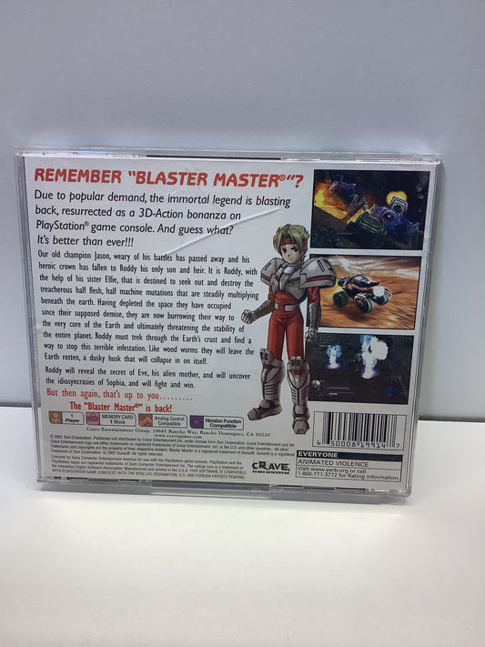Blaster Master Blasting Again - Playstation