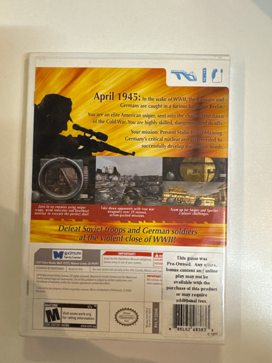 Sniper Elite - Wii