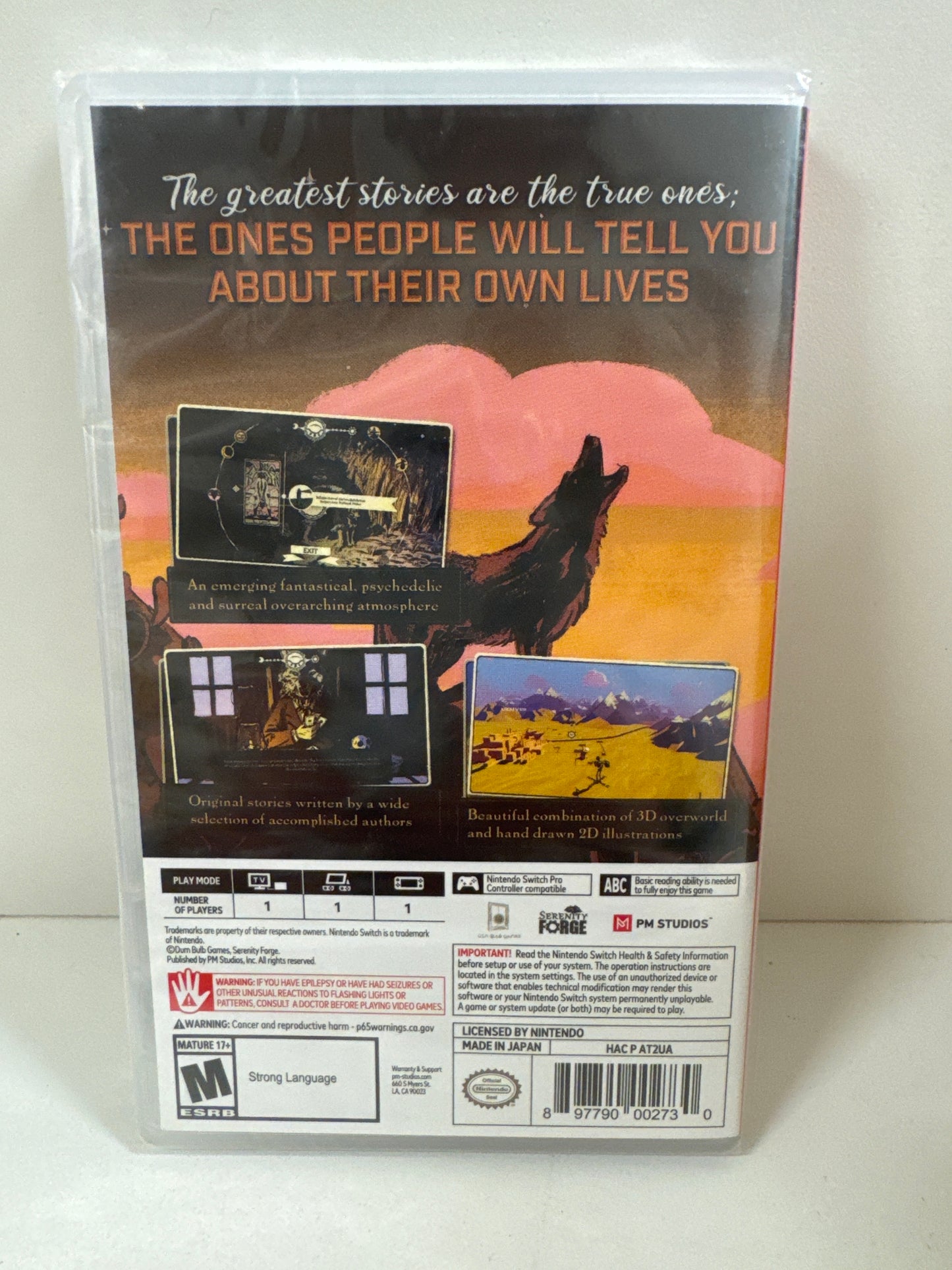 Where the Water Tastes Like Wine - Nintendo Switch