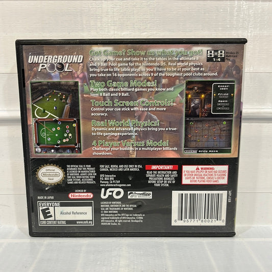 Underground Pool - Nintendo DS