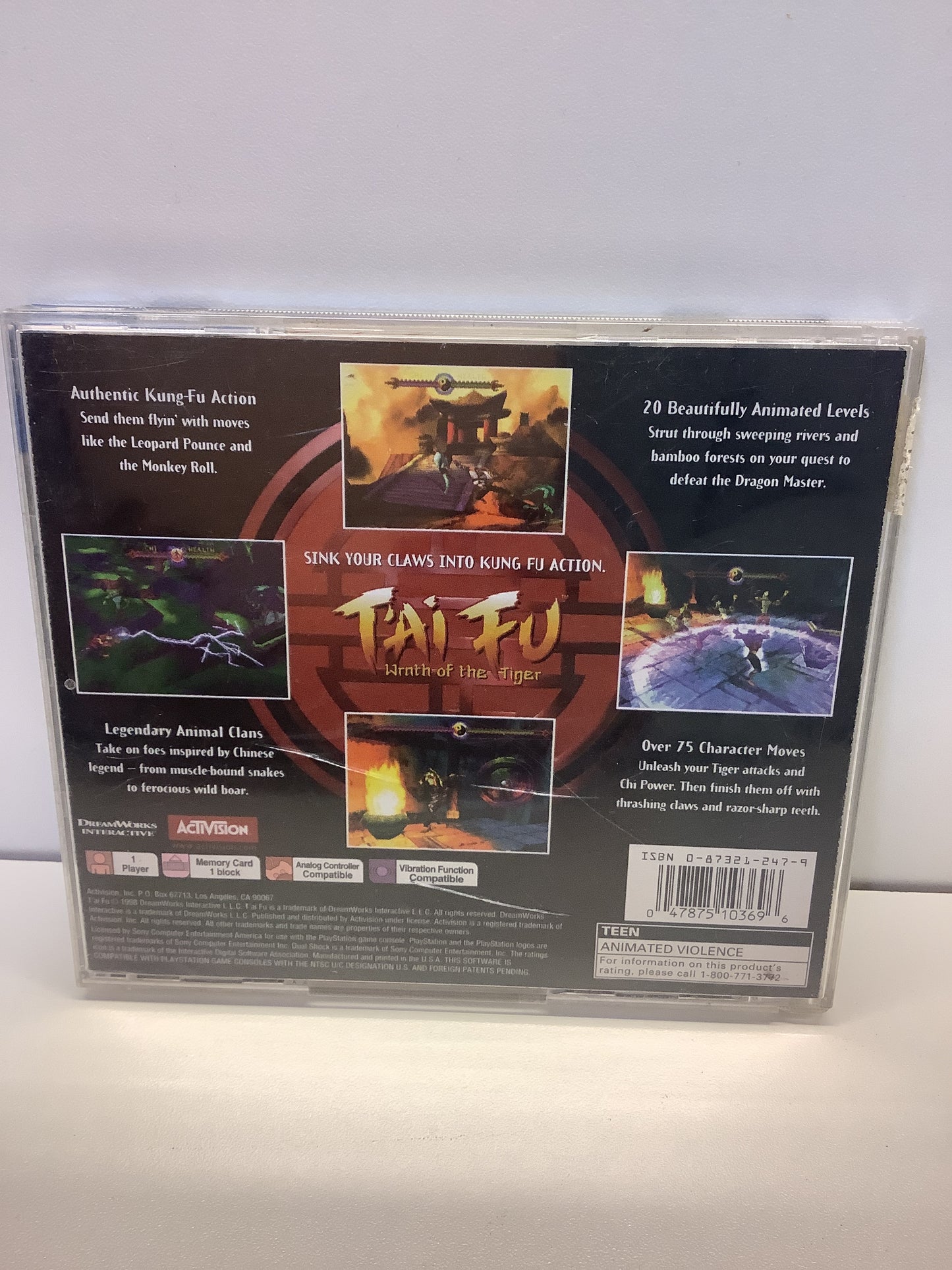 Tai Fu Wrath of the Tiger - Playstation
