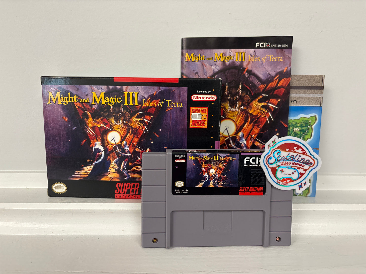 Might and Magic III Isles of Terra - Super Nintendo
