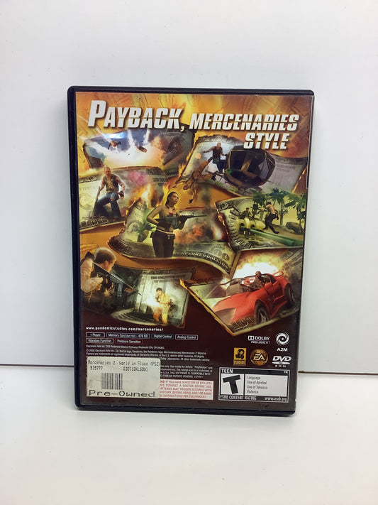 Mercenaries 2 World in Flames - Playstation 2