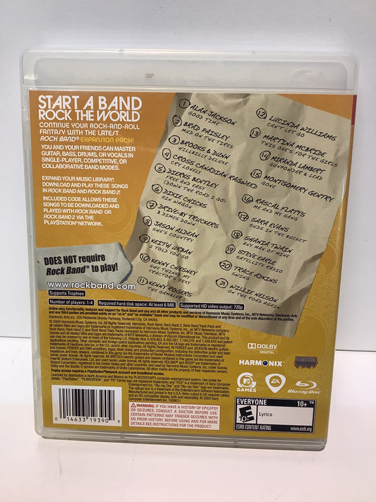 Rock Band Country Track Pack - Playstation 3