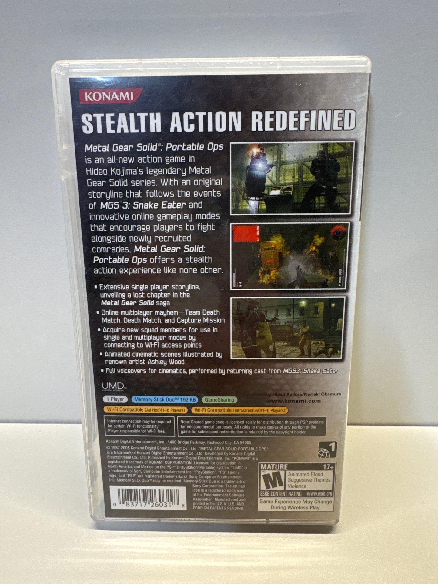 Metal Gear Solid Portable Ops - PSP