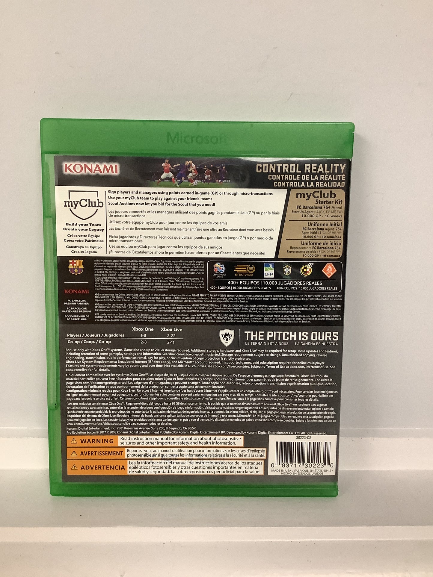 Pro Evolution Soccer 2017 - Xbox One