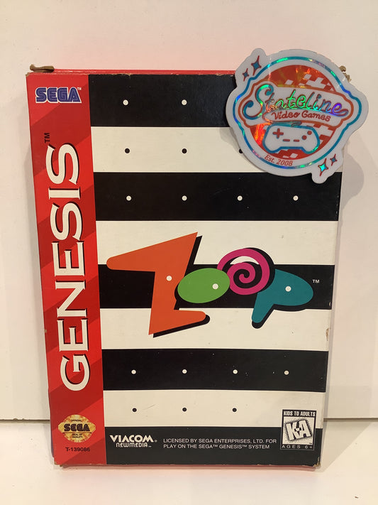 Zoop - Sega Genesis
