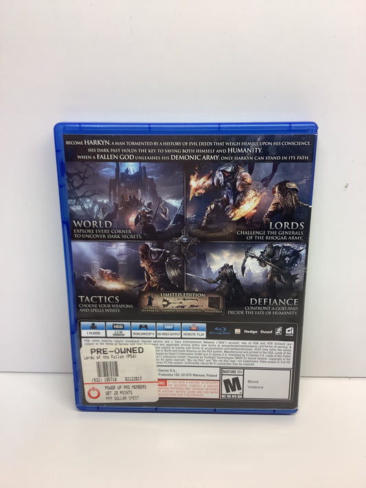 Lords of the Fallen Limited Edition - Playstation 4