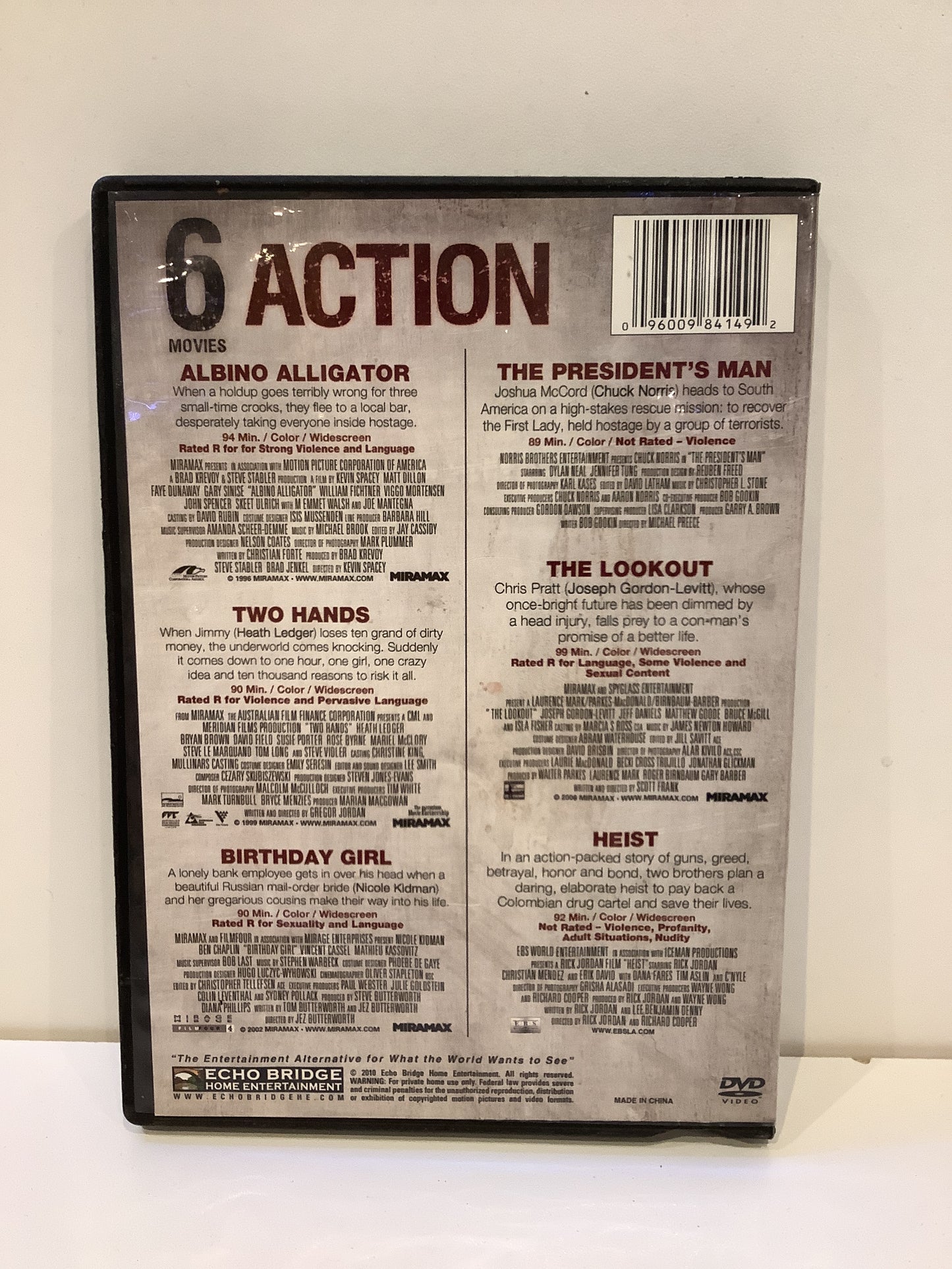 6 Film Action Collection - DVD