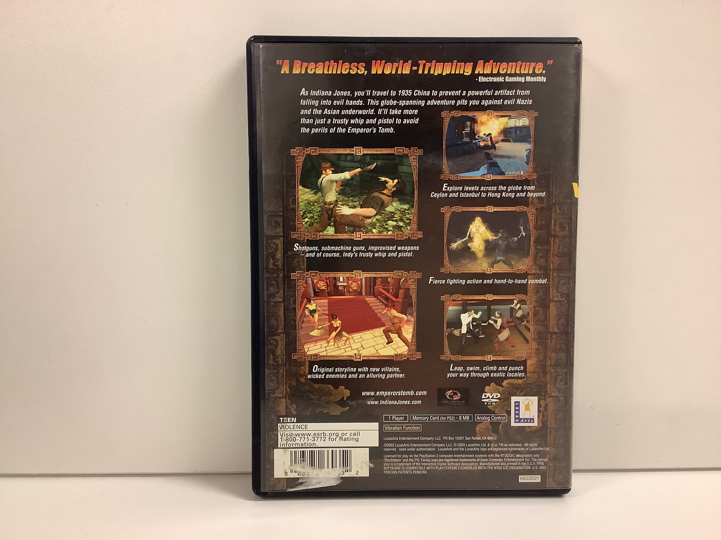Indiana Jones and the Emperor's Tomb - Playstation 2