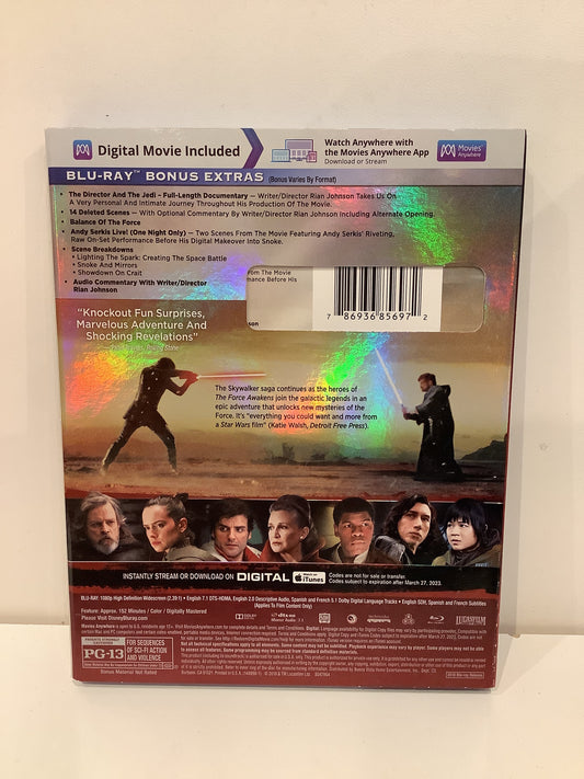 Star Wars: The Last Jedi - Blu-Ray