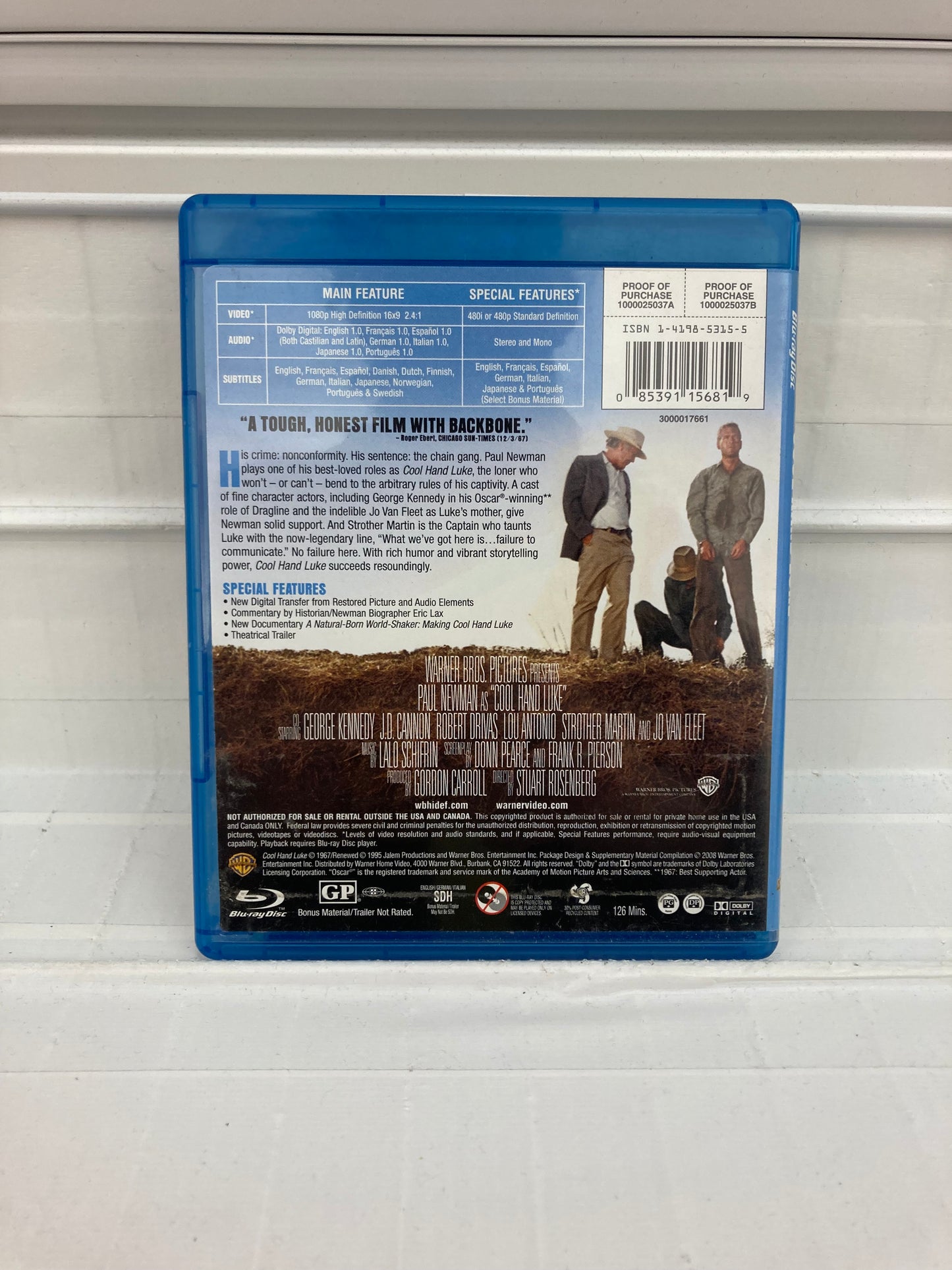 Cool Hand Luke - Blu Ray