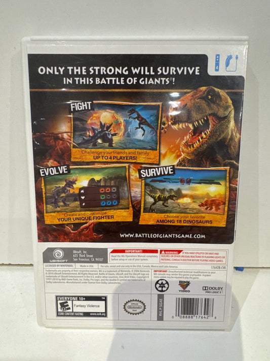 Battle of Giants: Dinosaurs Strike - Wii