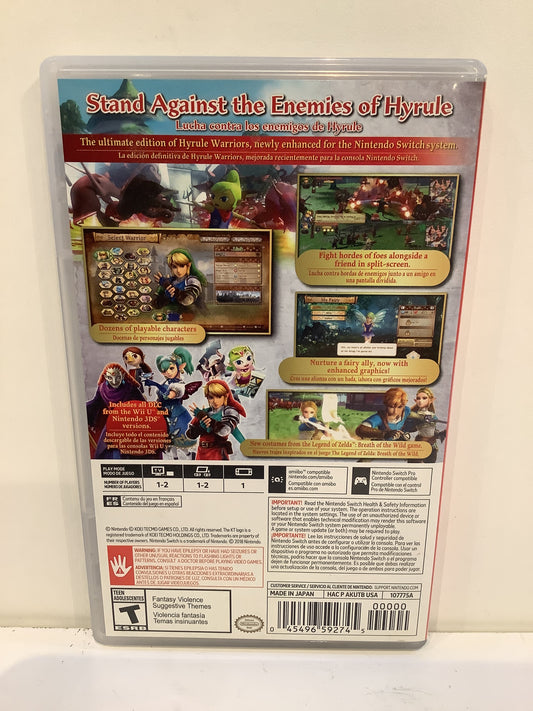 Hyrule Warriors Definitive Edition - Nintendo Switch