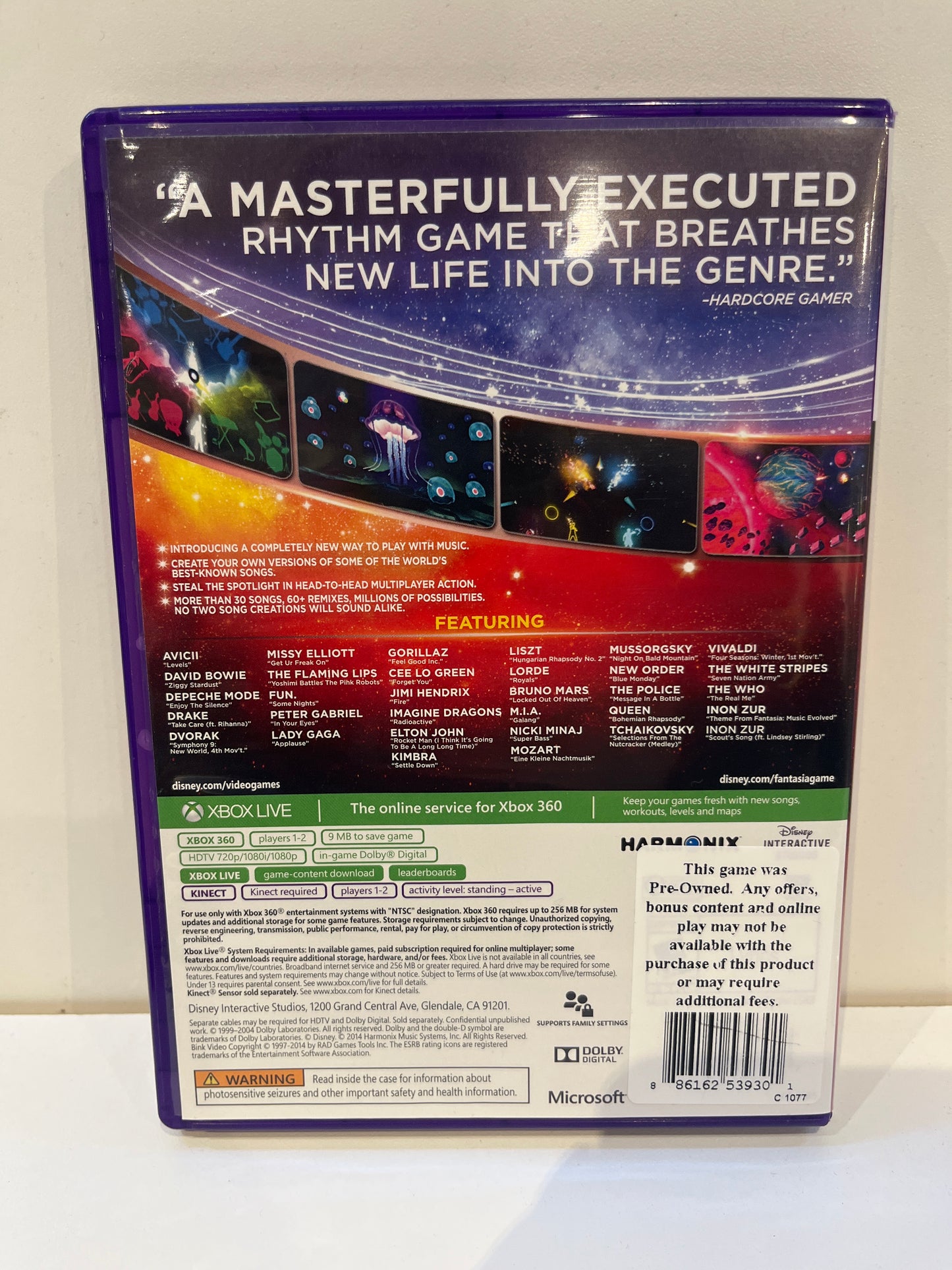 Fantasia: Music Evolved - Xbox 360