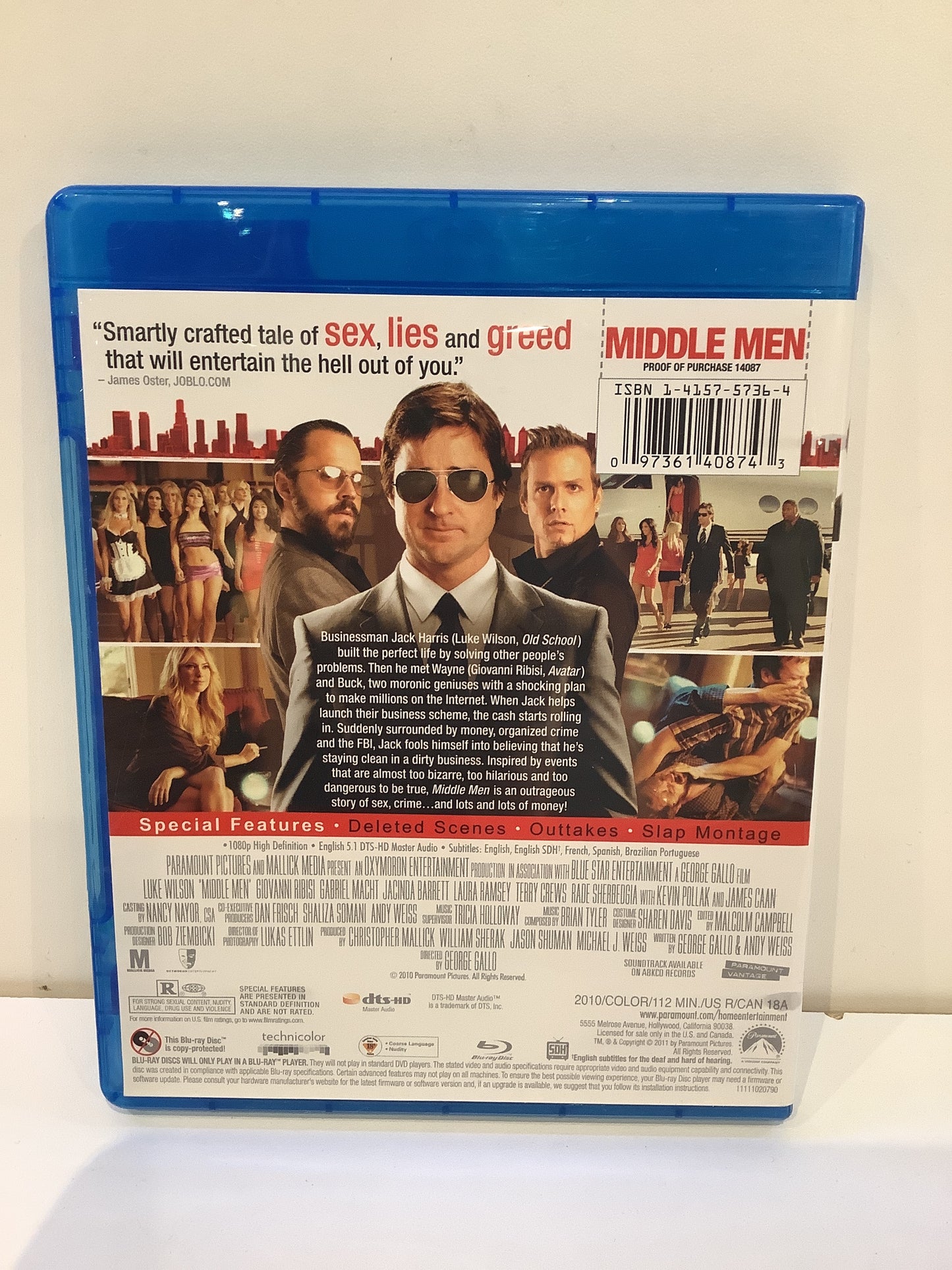 Middle Men - Blu-Ray