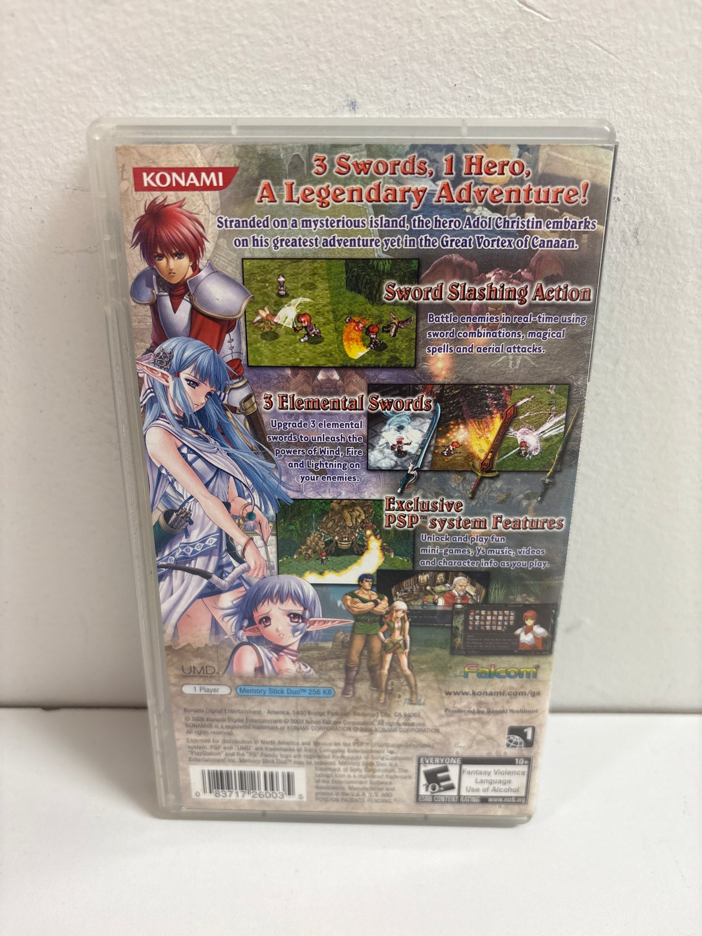 Ys The Ark of Napishtim - PSP