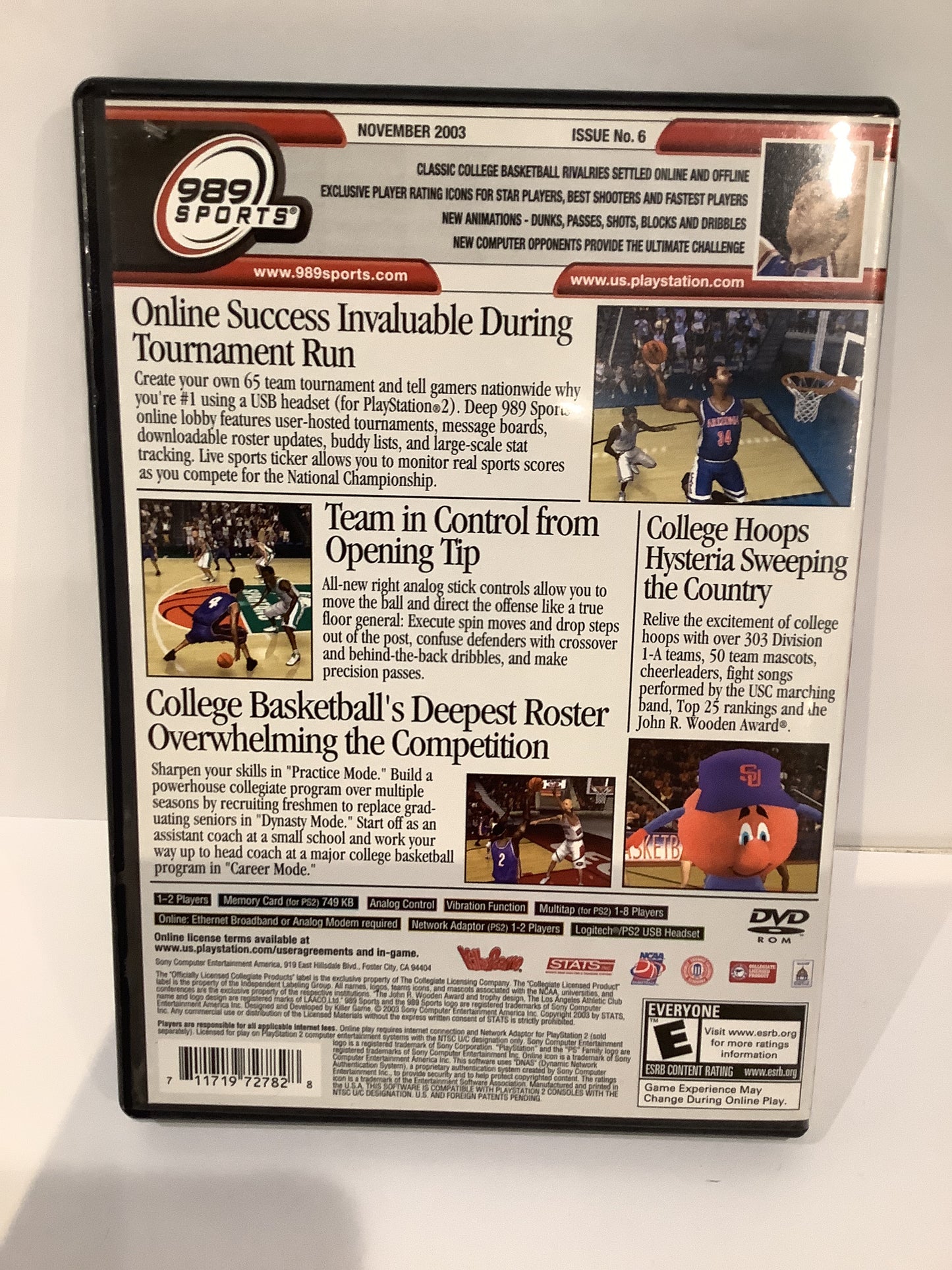 NCAA Final Four 2004 - Playstation 2