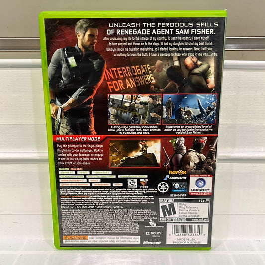 Splinter Cell: Conviction - Xbox 360
