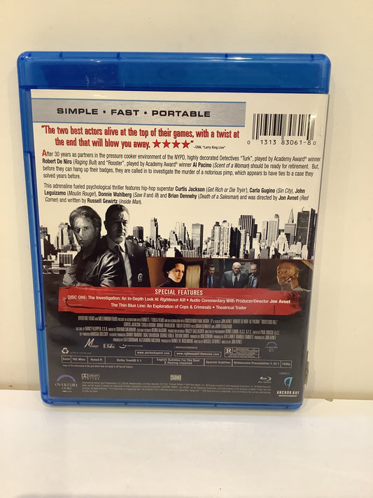Righteous Kill - Blu-Ray