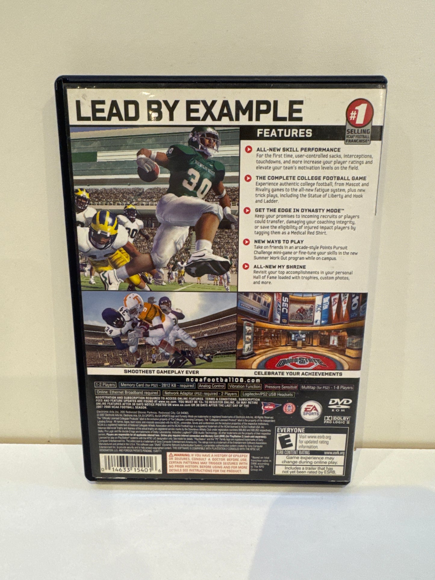 NCAA Football 08 - Playstation 2