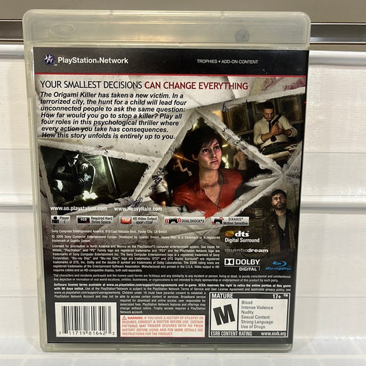 Heavy Rain - Playstation 3