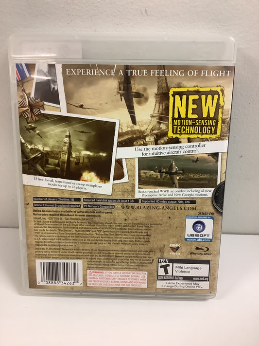 Blazing Angels Squadrons of WWII - Playstation 3