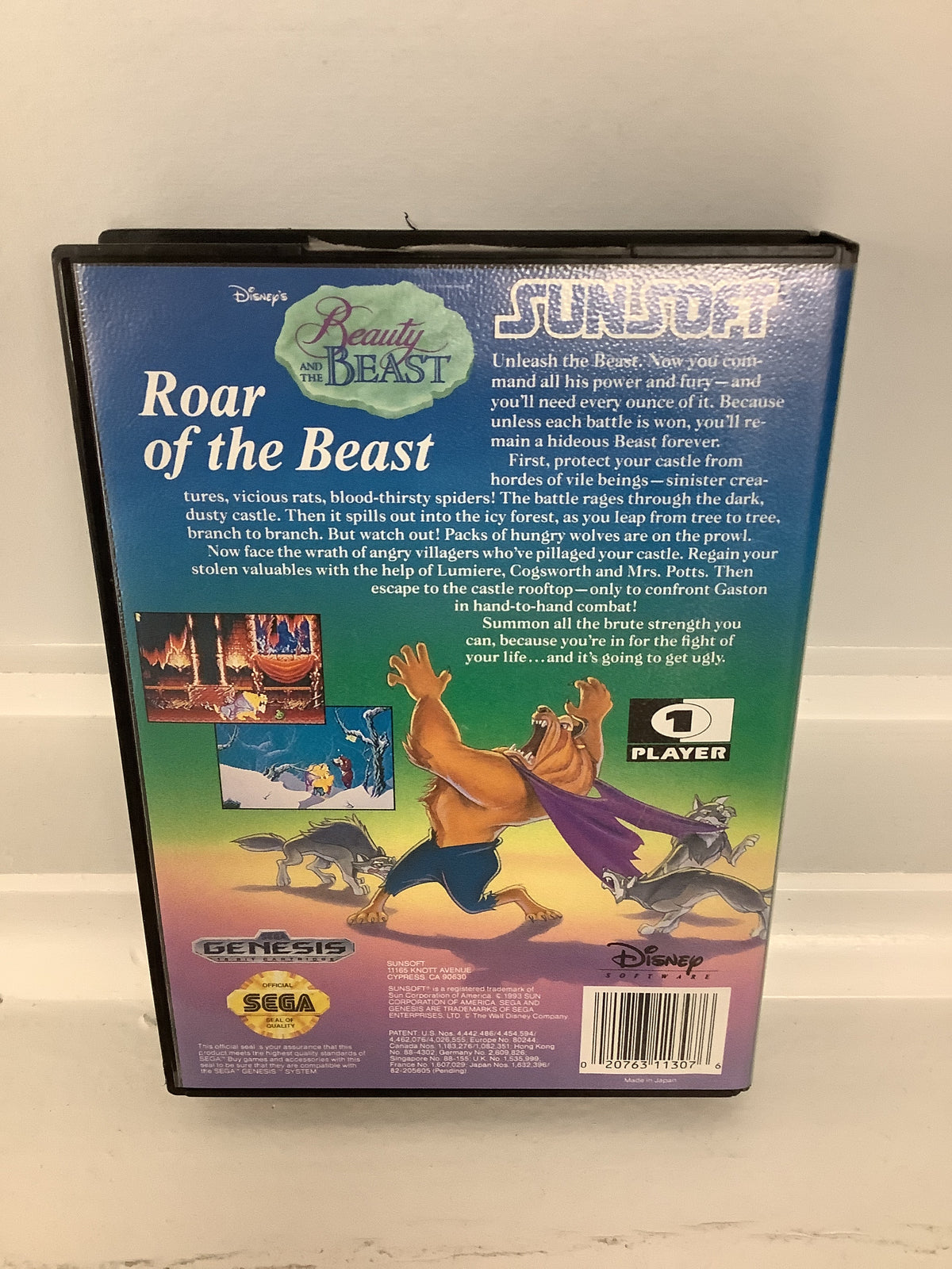 Beauty and the Beast: Roar of the Beast - Sega Genesis
